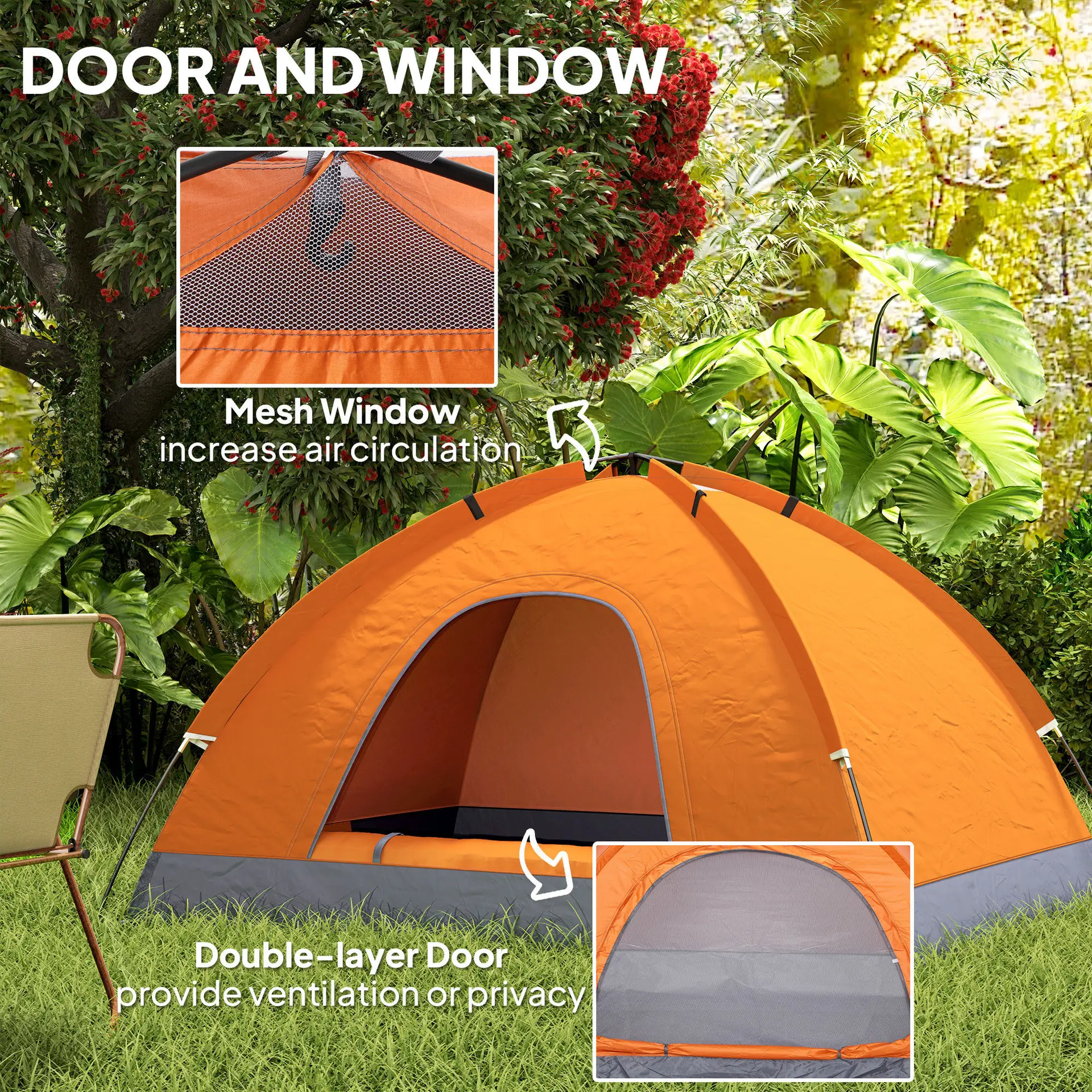 Adventure Duo 2-Person Camping Tent – Fresh Air and Comfort - Image 4